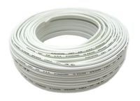 Audiopipe 16 Gauge 100' Feet White Speaker Wire Zip Cable Copper Clad Aluminum Car Stereo