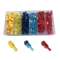 YIYATOO 120pcs T-Tap Wire Splice Connectors Kit,Quick Self-Stripping Splice with Solderless Terminals