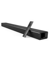 Soundcore Infini Integrated 2.1 Channel Soundbar by Anker, 35-Inch Soundbar for TV with Bluetooth and Wired Connections, Speaker with Built-In Subwoofers, Deep Bass, for Home Theater Audio