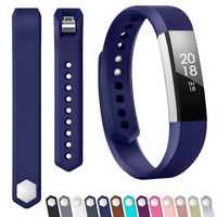 TreasureMax for Fitbit Alta Bands/Fitbit Alta HR Bands/Fitbit Ace Bands, Adjustable Soft Silicone Sports Replacement Bands for Women Men,Small/Large