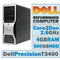 Dell Precision T3400 MT/Core 2 Duo E6750 @ 2.67 GHz/4GB DDR2/500GB HDD/DVD-RW/Windows 10 PRO 64 BIT