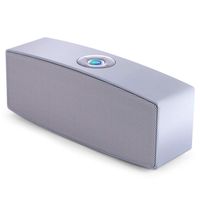 Portable Bluetooth Speakers,Dual-Driver Wireless USB Speaker with Surround Stereo Sound and Built-in-mic,for PC Computer Laptop iPhone and Android ... (Grey)