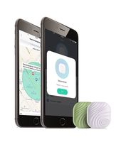 Lauco Bluetooth Finder Tracker Locator Mini Key Phone Wallet Bag Pet Anything Smart Anti-Lost Tag Nut Find 3 with App Control for iOS Android Devices (2-Pack)