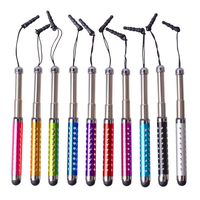 IC ICLOVER 10pcs Bling Retractable Stylus Pens for iPhone X/XS MAX/8/8 Plus, ipad, iPod, Samsung, Android Phone, Kindle Touch, Tablet PC, Compatible with All Device with Capacitive Touch Screen,10PCS