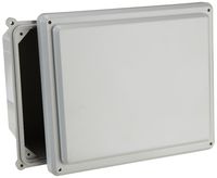 Serpac I342S Polycarbonate Plastic Enclosure, 11-3/4" Length x 9.98" Width x 5.45" Height, Gray Top/Bottom