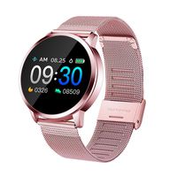 Smart Watch, Bluetooth Smartwatch for Women, Sports Fitness Tracker IP67 Waterproof with Heart Rate Blood Pressure Sleep Monitor Calorie Counter Pedometer for Smartphone (Pink)