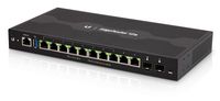 Ubiquiti Networks EdgeRouter 12P, 10-Port Gigabit Router with 24V PoE Support on RJ45 Ports and 2 SFP Ports (ER-12P)