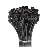 Besmelody Nylon Cable Ties, Self-Locking Cable Ties, [4mm x 150mm / 0.16 x 6 inch] 500pcs -Black