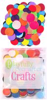 Playfully Ever After Mixed Color Assortment of Craft Felt Circles (1 Inch - 100pc)