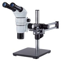 AmScope 8X-80X Common Main Objective Stereomicroscope on Ball-Bearing Boom Stand
