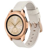 Koreda for Gear Sport Bands/Galaxy Watch (42mm) Bands, 20mm Softer Leather Bracelet Strap for Samsung Gear Sport Smartwatch & Samsung Galaxy Watch SM-R810/R815/Galaxy Watch Active 40mm R500 (Beige)