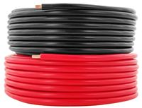 GS Power 14 AWG (American Wire Gauge) Pure Copper Primary Wire for Car Audio Speaker Amplifier Remote 12 Volt DC Automotive Trailer Harness Hookup Wiring. 15 feet Red, 15 ft Black Combo