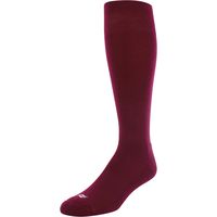 Sof Sole RBI Baseball Over-the-Calf Team Athletic Performance Socks for Men and Youth (2 Pairs), Child 9-Youth 1, Maroon