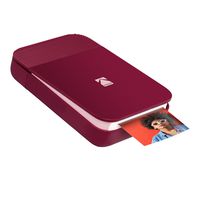 KODAK Smile Instant Digital Printer - Pop-Open Bluetooth Mini Printer for iPhone & Android - Edit, Print & Share 2x3 Zink Photos w/Free Smile App - Red