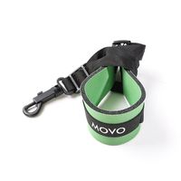 Movo MS-20J-G Neoprene Instrument Neck Strap for Saxophones, Horns, Bass Clarinets, Basoons, Oboes and More (Green - Medium Length)