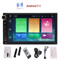 Android 7.1 Car Stereo, Octa Core 32GB+ 2GB Double Din USB/SD Multi-Media with Bluetooth GPS Navigation 7 inch Touch Screen - Support WiFi, MirrorLink, Backup Camera in, USB SD, Dash Cam