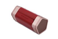 Leatherweight Portable Bluetooth Speaker, Genuine Leather and Metal Retro Wireless Speaker with All-Round Sound, Enhanced Bass and Long Lasting Battery Life (Cherry Blossom & Rose Gold)