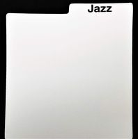 Jazz Divider Card White (+1 Free dj Magnet)