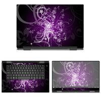 decalrus - Protective Decal Floral Skin Sticker for Dell XPS 9575 (15.6" Screen) case Cover wrap DExps15_9575-15