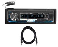 JVC KD-X360BTS Car Digital Media Bluetooth Receiver iPhone/Android/XM+Cable