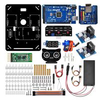 Robot Car Electronics Accessaries Kit for 4WD Omni Mecanum Wheel Robotic Chassis Compatible with Arduino Mega2560 (Electronic Control Kit)