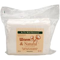 Warm Company Batting 120-Inch by 124-Inch Warm and Natural Cotton Batting, King