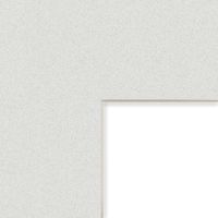 Craig Frames B155 16x20-Inch Mat, Single Opening for 12x16-Inch Image, Pumice with Cream Core