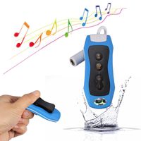 Y&M(TM) Waterproof MP3 Player,100% IPX8 8GB Portable Underwater Waterproof MP3 Music Player with FM Radio for Swimming Diving Sports Blue