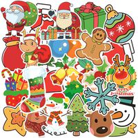 101pcs Christmas Stickers, Vinyl Waterproof Stickers, for Laptop, Luggage, Car, Skateboard, Motorcycle, Bicycle Decal Graffiti Patches, Teens, Adults, Boys and Girls Sticker ...