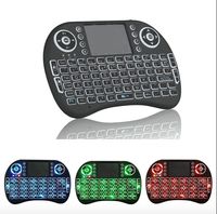 [3 Colors Backlit] AMGUR 2.4G Mini Wireless Keyboard with Touchpad Air Mouse Remote Control for Kodi TV Box, Google Smart TV, Raspberry Pi 3, PS4, Xbox 360, MAC, Android