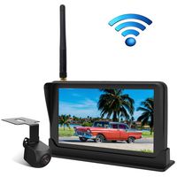Peizeen Wireless Backup Camera with 4.3" LCD Screen HD Rear View Camera Kit Waterproof Reverse Cam Parking Lines for Cars, Minivans, SUV,Minibus(MN02)