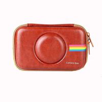 Esimen 2018 Design Hard Case for Polaroid Snap & Snap Touch Instant Print Digital Camera Carry Bag Protective Box (Brown)