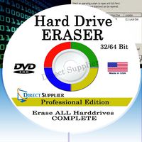 PROFESSIONAL HARD DRIVE ERASER 32/64Bit Professional Edition - Wipe your Hard Drive Securely for for ALL operating systems