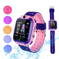 Smart Watch Phone for Kids, Waterproof Smartwatches with Tracker HD Touch Screen for kids Games SOS Alarm Clock Camera Digital Wrist Watch Smartwatch Christmas Birthday Gifts for 3-12 Boy Girls(Pink)
