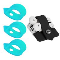 ELFRhino Reusable Cord Organizer Cable Straps Keeper Holder Cable Ties Wire Ties for Phone Charging Cord Electronics Electrical Computer PC Wire Wrap Manager Management(Set of 4)