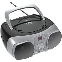 NAXA Electronics NPB-260 MP3/CD Boombox with USB Player, Black