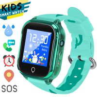 LTAIN Kids Smart Watch Waterproof Smartwatch GPS Watch for Kids SOS Camera Voice Chat Stopwatch Alarm Clock Anti Disturb Mode Security Zone Game Smartwatch Birthday Gift for Girls and Boys（Green）