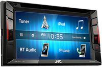 JVC KW-V240BT BT/DVD/CD/USB Receiver with 6.2-inch Clear Resistive WVGA Touch Panel (Renewed)