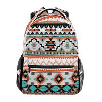 WXLIFE Tribal Ethnic Aztec Geometric Backpack Travel School Shoulder Bag for Kids Boys Girls Women Men