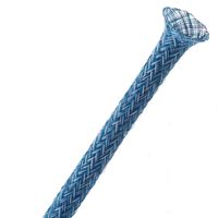 Flexo ReMix Full Coverage Braided Sleeve - 3/8" - Denim 25 ft piece