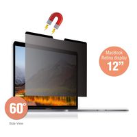 SenseAGE Easy On/Off Magnetic Privacy Filter, Anti-Blue Light, Screen Protector for Apple MacBook 12" Retina Display for Laptoc