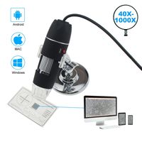 Tipmant USB Digital Microscope Magnification 40-1000x for Inspection, Industrial, Science Lab, Compatible with PC/Mac, Android Tablet/Smart Phone (Micro USB)
