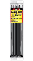 Pro Tie B11HD100 11.9-Inch Heavy Duty Standard Cable Tie, UV Black Nylon, 100-Pack