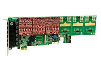 OpenVox A2410E03 24 Port Analog PCI-E Card Base Board + 0 FXS400 + 3 FXO400