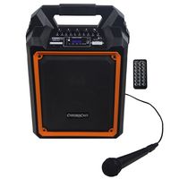 ChromaCast Portable 60 watt Rechargeable Bluetooth PA Speaker w/Microphone (CC-PPA-60)