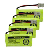 GEILIENERGY 2.4V 300mAh NIMH BT183342 BT283342 BT162342 BT262342 BT166342 BT266342 Battery Compatible with Vtech CS6719 CS6419 CS6649 DS6151 at&T CL4940 EL52300 Cordless Phone (Pack of 4)