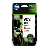 HP 902 | 4 Ink Cartridges | Black, Cyan, Magenta, Yellow | T6L98AN, T6L86AN, T6L90AN, T6L94AN
