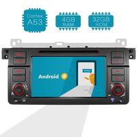 AMASE AUDIO Amaseaudio Android 8.0 Upgrade 7 Inch Octa Core 4GB Ram 32GB ROM Double 2 Din in Dash Car Stereo Radio Multimedia Navigation Receiver Head Units for E46