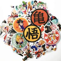 Dragon Ball Z Laptop Stickers 50-100Pcs Anime Sticker Waterproof Stickers for Skateboard Luggage Helmet Guitar Sticker Pack (100Pcs-1)