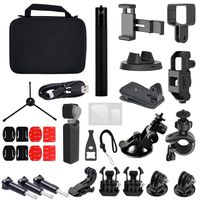 34-in-1 Expansion Accessories Kit for DJI Osmo Pocket, Selfie Stick,Tripod, Bracket,Adapter,Charging Base